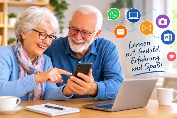 Kurth digital solutions Senioren Schulung Spaß und Geduld